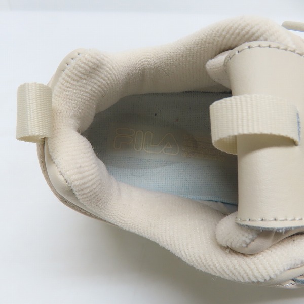 実際に弊社で買取させて頂いたFILA/フィラ スニーカー/シューズ ホワイト NFW21009-920/23.5の画像 4枚目