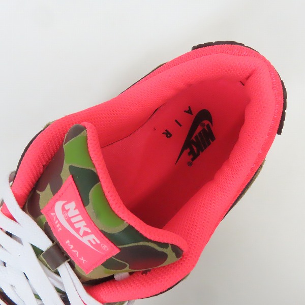 実際に弊社で買取させて頂いたNIKE×atmos/ナイキ×アトモス AIR MAX 90 DUCK CAMO エアマックス90 ダックカモ CW6024-600/28の画像 4枚目