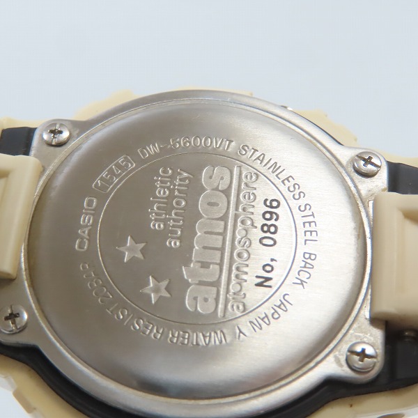 実際に弊社で買取させて頂いたG-SHOCK×atmos/Gショック×アトモス デジタル 腕時計 DW-5600VT【動作未確認】の画像 3枚目
