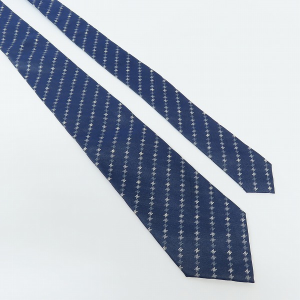 実際に弊社で買取させて頂いたCELINE/セリーヌ マカダム柄 シルク100％ ネクタイの画像 3枚目