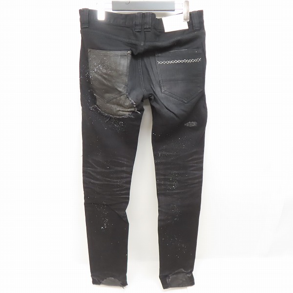 実際に弊社で買取させて頂いたNO ID.×OVERDESIGN/ノーアイディー×オーバーデザイン ペンキ/ダメージ/リメイク加工 デニムパンツ 841035-361P/2の画像 1枚目