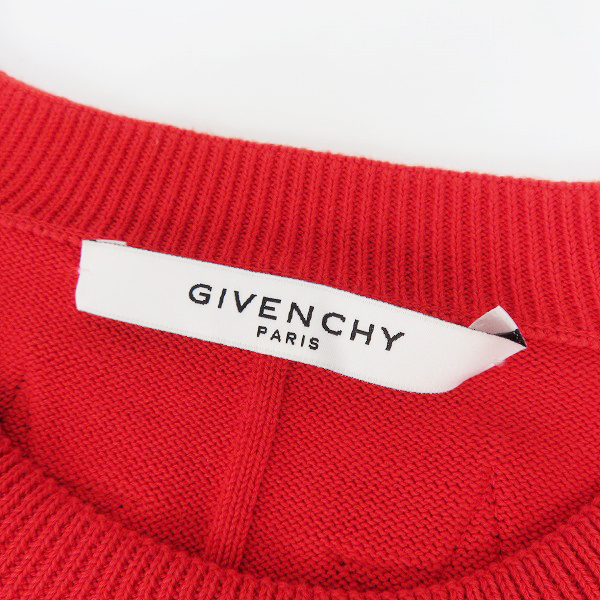 実際に弊社で買取させて頂いた【JPタグ】GIVENCHY/ジバンシィ 17SS Star Patch Crew Sweater/スターパッチニット 17S 7501 501/Mの画像 2枚目