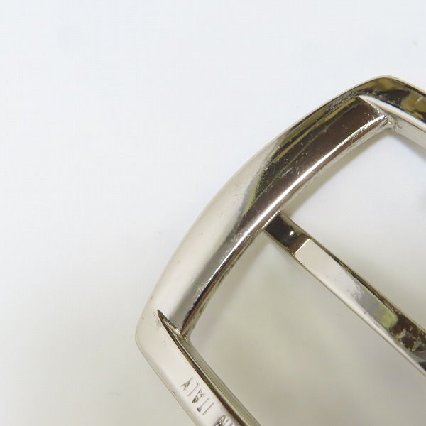 実際に弊社で買取させて頂いたUNITED ARROWS/ユナイテッドアローズ イタリア製 SOLID BRASSバックル レザーベルト/85の画像 9枚目