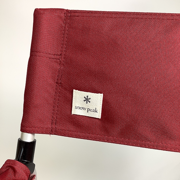 実際に弊社で買取させて頂いた★snow peak/スノーピーク FDチェアワイド レッド 折り畳み 椅子/チェアの画像 5枚目