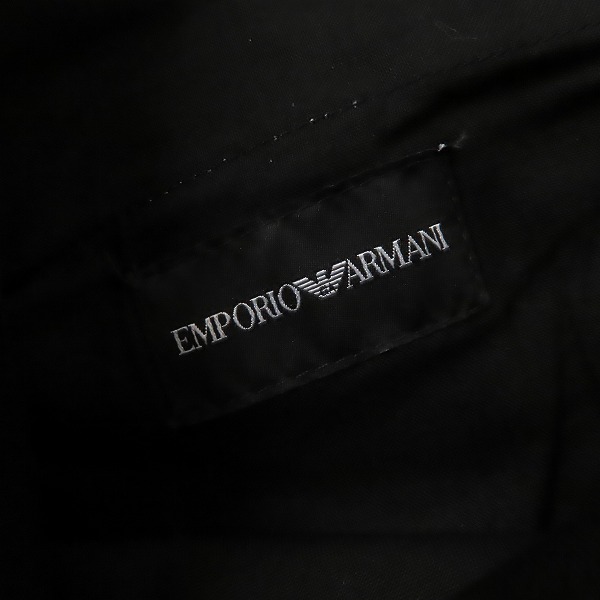 実際に弊社で買取させて頂いたEMPORIO ARMANI/エンポリオアルマーニ サイドライン ジップポケット スラックスパンツ 46の画像 3枚目