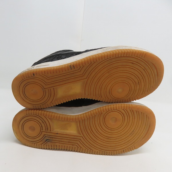 実際に弊社で買取させて頂いたNIKE×CLOT×FRAGMENT DESIGN/ナイキ×クロット×フラグメント デザイン AIR FORCE 1 ’07 エアフォース1 CZ3986-001/25.5の画像 2枚目