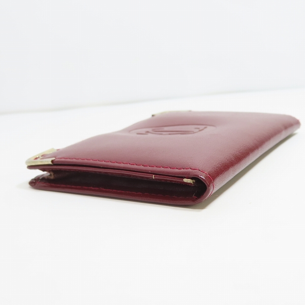 実際に弊社で買取させて頂いたCartier/カルティエ マストライン レザー 二つ折り カードケース/パスケースの画像 2枚目