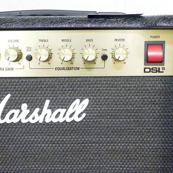 実際に弊社で買取させて頂いた★【電源ケーブル欠品】Marshall/マーシャル DSL5CR 真空管/チューブ ギター用コンボアンプ アンプ の画像 1枚目