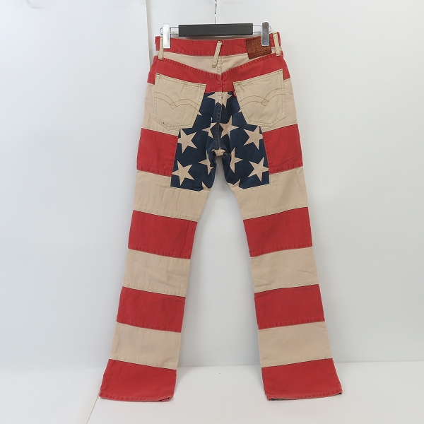 HYSTERIC GLAMOUR/ヒステリックグラマー KINKY JEANS 星条旗柄 デニム