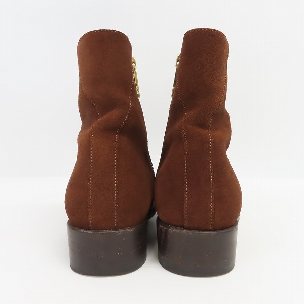 実際に弊社で買取させて頂いたJIMMY CHOO/ジミー チュウ スクエアトゥ サイドジップブーツ 39.5の画像 1枚目