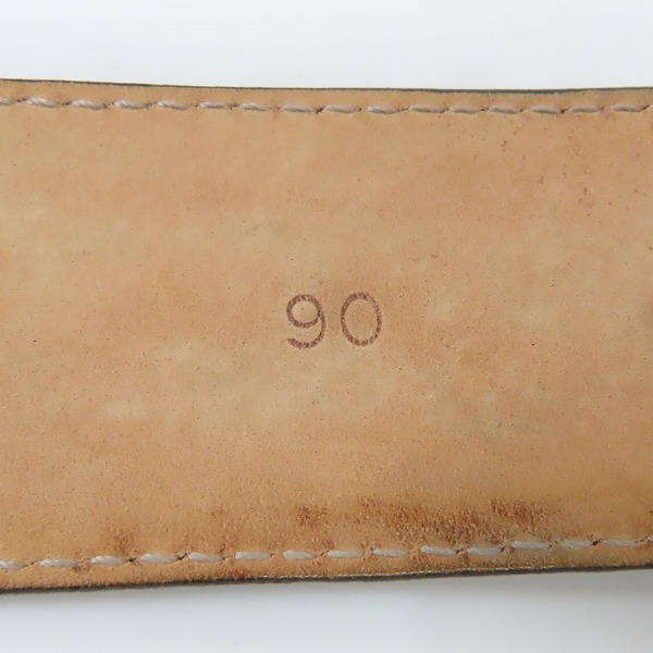 実際に弊社で買取させて頂いたJIMMY CHOO/ジミー チュウ スタースタッズ レザーベルト/90の画像 3枚目