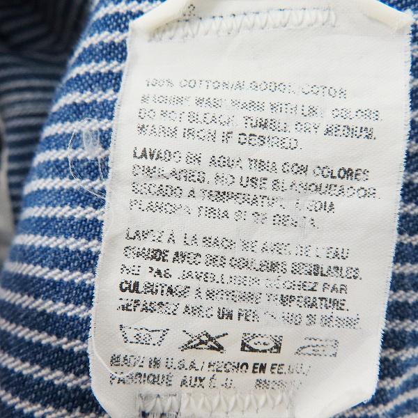 実際に弊社で買取させて頂いたDickies/ディッキーズ オーバーオール ヒッコリー ストライプ/36×34の画像 4枚目