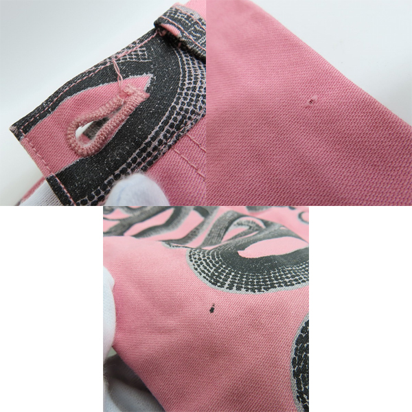 実際に弊社で買取させて頂いたHYSTERICS/ヒステリックス ヒステリックグラマー スネークループ デニムパンツ ピンク 3AP-2593 Lの画像 7枚目