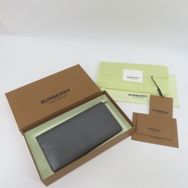 実際に弊社で買取させて頂いたBURBERRY/バーバリー レザーコンチネンタルウォレット/二つ折り長財布/80583511の画像 7枚目