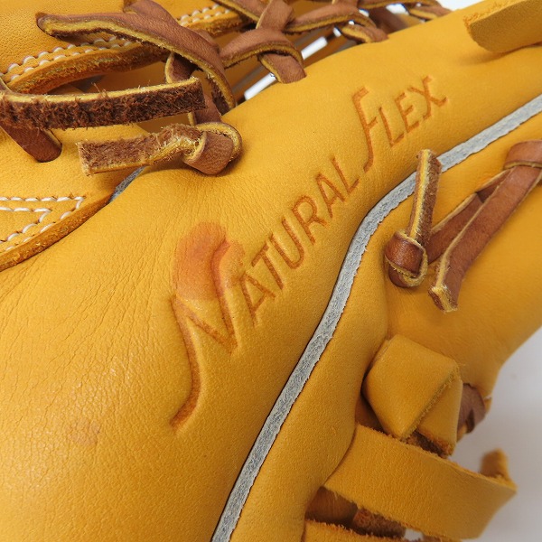 実際に弊社で買取させて頂いたHI-GOLD/ハイゴールド スペシャルオーダー 軟式 右投げ 外野手用 グローブ 1081の画像 6枚目