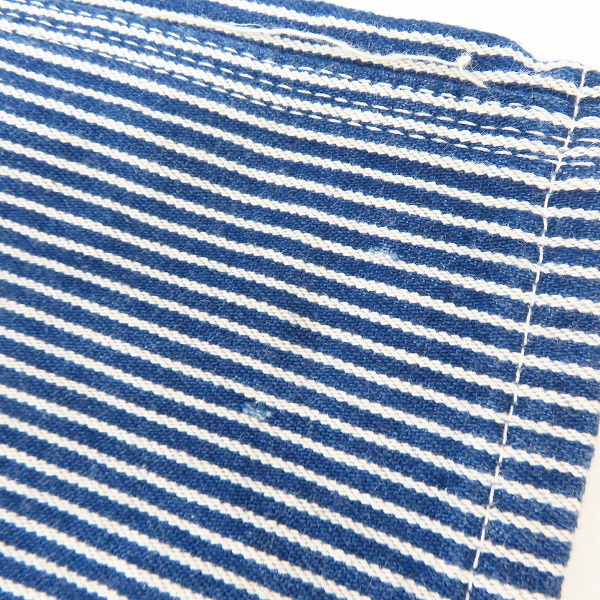 実際に弊社で買取させて頂いたDickies/ディッキーズ オーバーオール ヒッコリー ストライプ/36×34の画像 7枚目