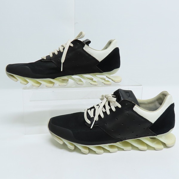 実際に弊社で買取させて頂いた【観賞用】Rick Owens × adidas/リックオウエンス×アディダス スプリングブレード ローカットスニーカー B24016/27の画像 3枚目