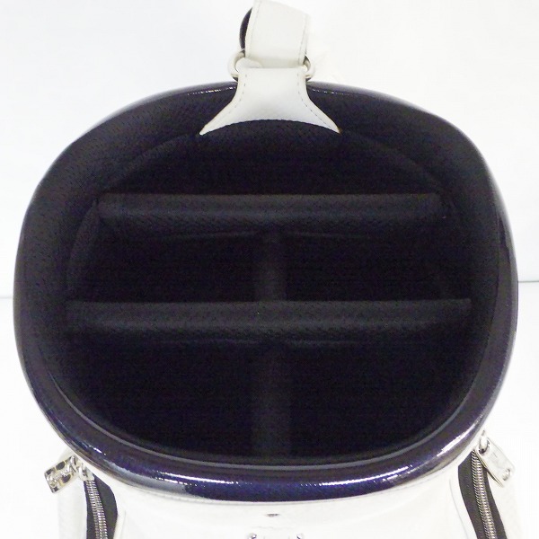 実際に弊社で買取させて頂いたTitleist/タイトリスト CB932S ゴルフ 9.5型 5分割 キャディバッグ アスリートスポーツモデル ホワイトの画像 3枚目