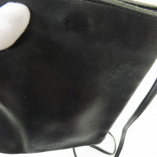 実際に弊社で買取させて頂いたJEAN PAUL GAULTIER/ジャンポールゴルチェ レザー ショルダーバッグの画像 7枚目