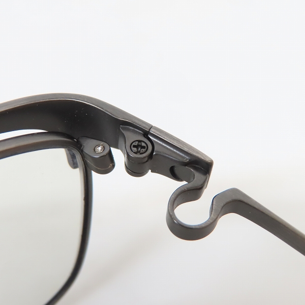 実際に弊社で買取させて頂いた999.9/フォーナインズ TITANIUM/チタニウム メタルフレーム 眼鏡/メガネ/アイウェア S-122Tの画像 7枚目