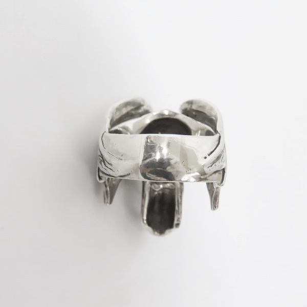 実際に弊社で買取させて頂いたCRAZY PIG/クレイジーピッグ ルシファー スカルリング 19-19.5号の画像 3枚目