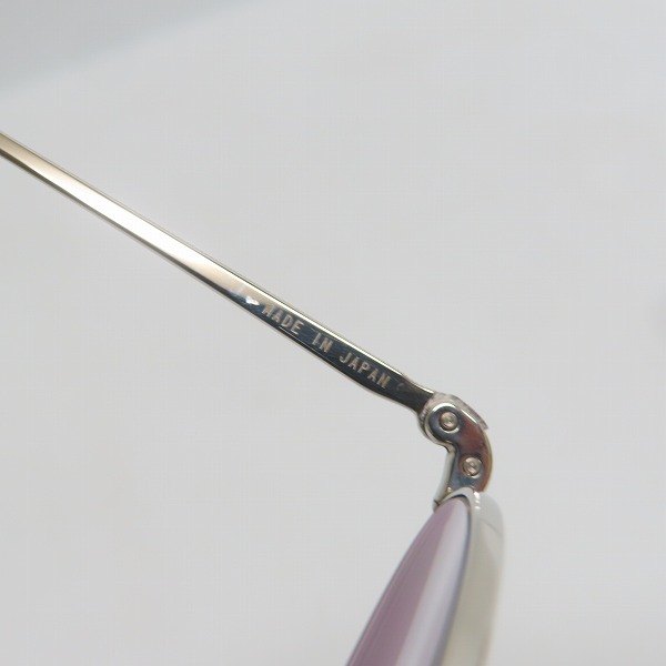 実際に弊社で買取させて頂いた白山眼鏡店/ハクサンガンキョウテン ラウンド メガネフレーム アイウェアの画像 6枚目