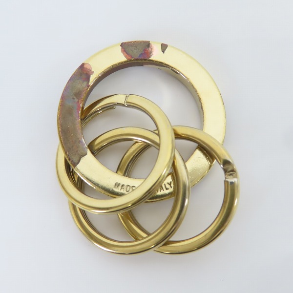 実際に弊社で買取させて頂いたBVLGARI/ブルガリ ロゴ キーリングの画像 2枚目