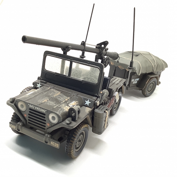 実際に弊社で買取させて頂いたCORGI/コーギー M151 A1 UTILTY TRUCK/M416 TRAILER ダイキャスト アメリカ陸軍 軍用車