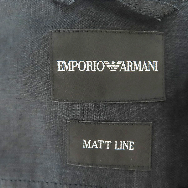 実際に弊社で買取させて頂いたEMPORIO ARMANI/エンポリオアルマーニ MATT LINE ジップジャケット/44の画像 2枚目