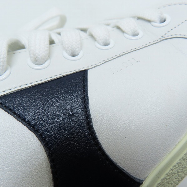 実際に弊社で買取させて頂いたceline/セリーヌ TRIOMPHE/トリオンフ レザースニーカー FA 0199/43の画像 8枚目