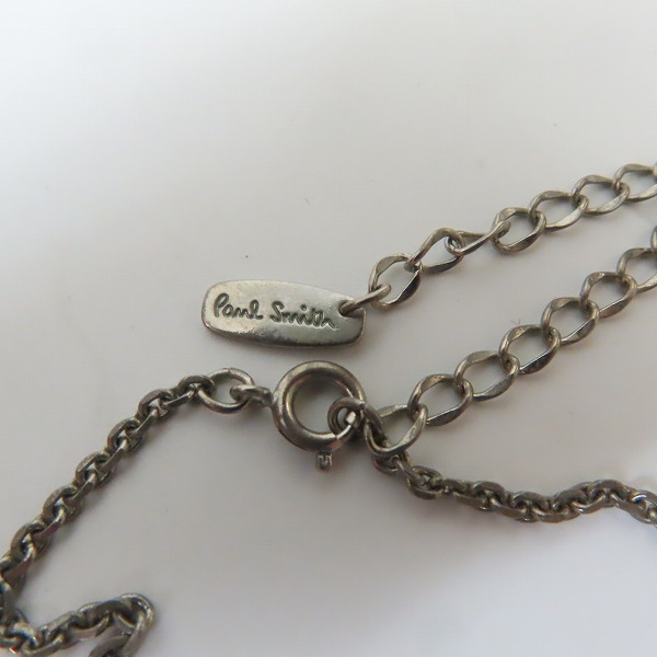 実際に弊社で買取させて頂いたPaul Smith/ポールスミス ストライプ プレート ネックレスの画像 5枚目