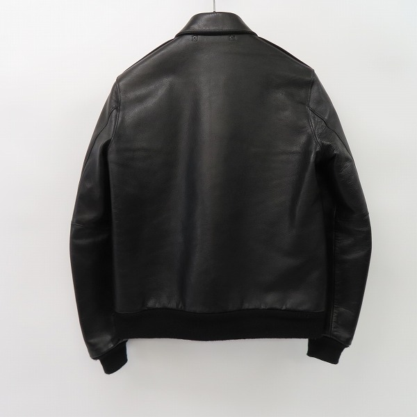 実際に弊社で買取させて頂いたLAD MUSICIAN/ラッドミュージシャン A-2 レザージャケット 2212-354/42の画像 1枚目