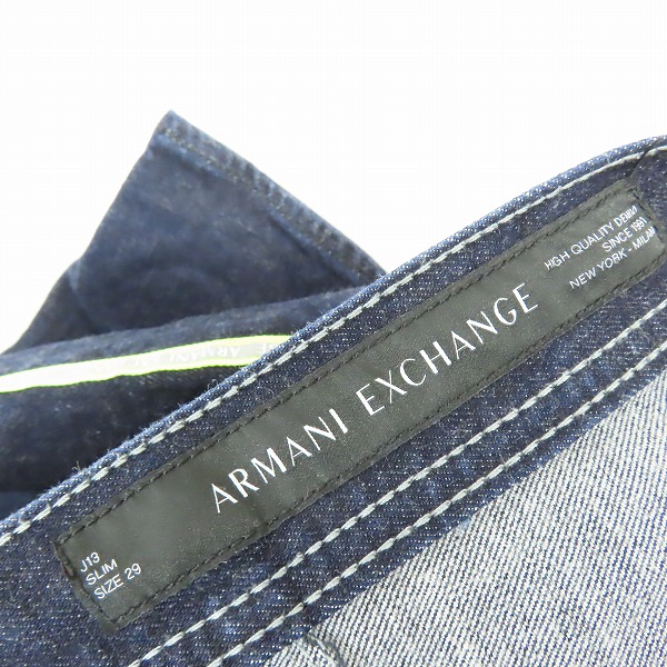 実際に弊社で買取させて頂いたARMANI EXCHANGE/アルマーニエクスチェンジ デニムパンツ 3KZJ13 Z4MKZ/29の画像 3枚目