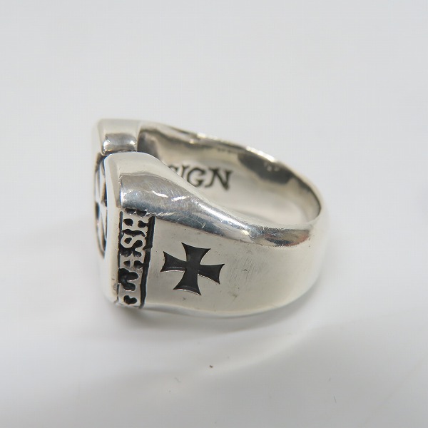 実際に弊社で買取させて頂いたDEAL DESIGN/ディールデザイン クロス ホースシュー リング 21号の画像 2枚目