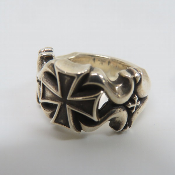 実際に弊社で買取させて頂いたDEAL DESIGN/ディールデザイン スタッグクロス リング 19号