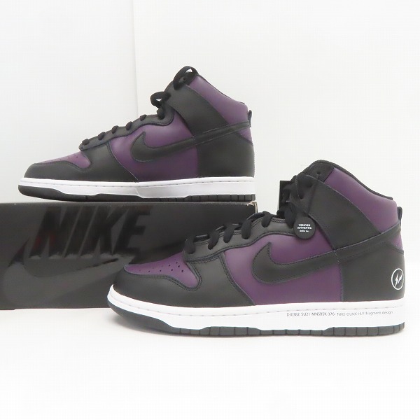 実際に弊社で買取させて頂いたNIKE×FRAGMENT DESIGN/ナイキ×フラグメントデザイン DUNK HI/F ダンクハイ 北京 DJ0382-600/28の画像 3枚目