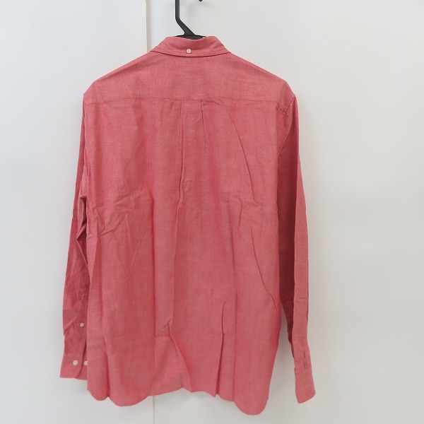 実際に弊社で買取させて頂いたBROOKS BROTHERS/ブルックスブラザーズ 長袖 ボタンダウンシャツ レッド系/Lの画像 1枚目