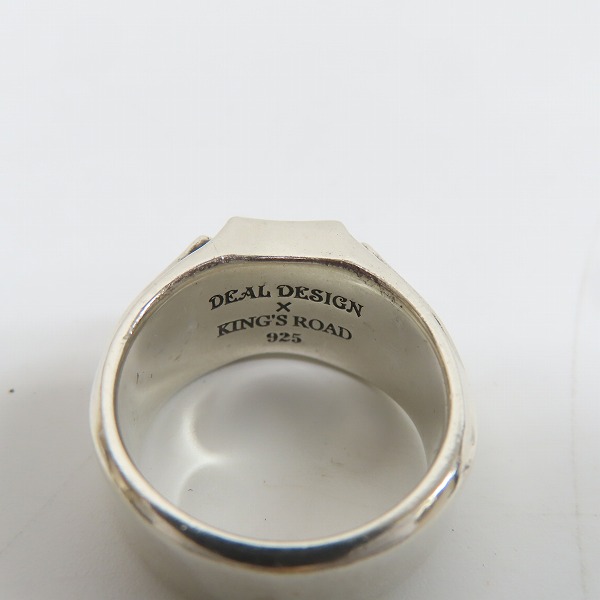 実際に弊社で買取させて頂いたDEAL DESIGN×KINGS ROAD/ディールデザイン 10周年記念 コラボ リング 限定200個 18.5-19号の画像 5枚目