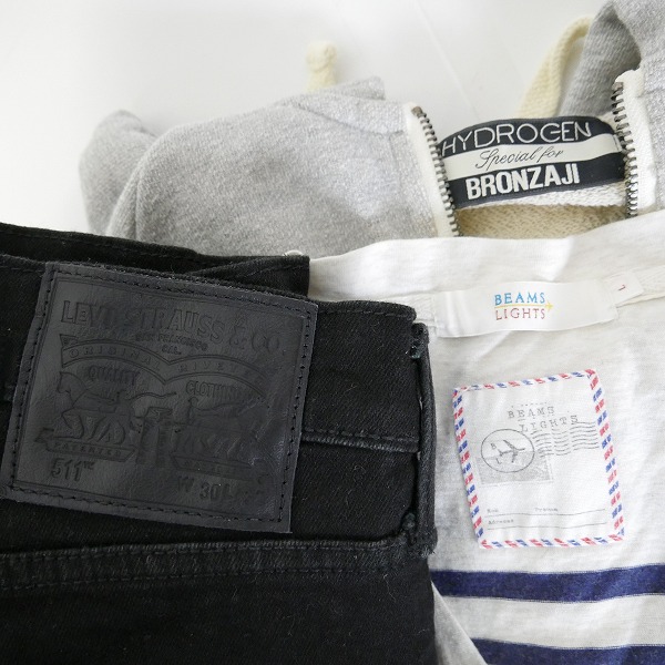 実際に弊社で買取させて頂いた【おまとめ品】LEVI’S/リーバイス BEAMS/ビームス HYDROGEN/ハイドロゲン 他 パンツ/カーディガン/ハイドロゲン 等の画像 1枚目