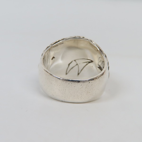 実際に弊社で買取させて頂いたCRAZY PIG/クレイジーピッグ クリスタル スカルリング 17.5号の画像 3枚目