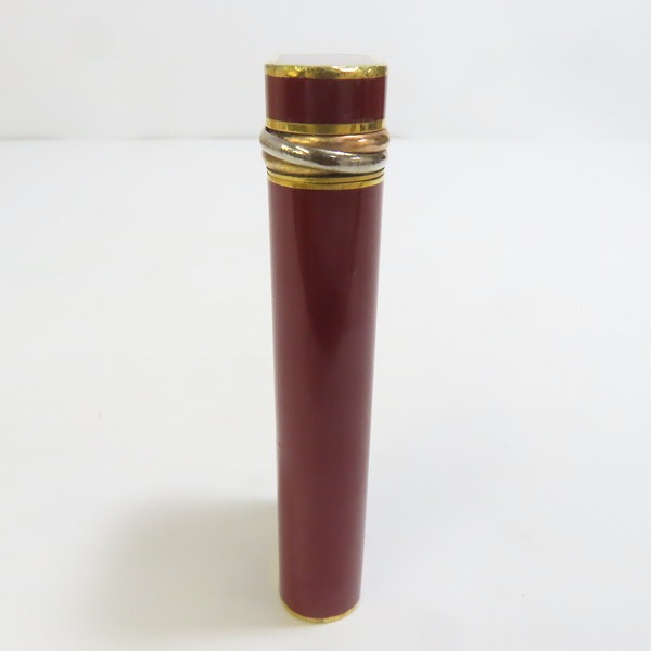 実際に弊社で買取させて頂いたCartier/カルティエ ガスライター レッド×ゴールドの画像 2枚目