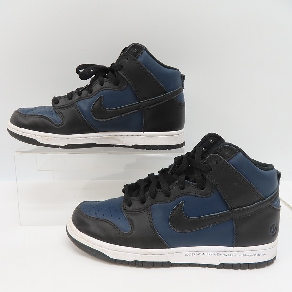 実際に弊社で買取させて頂いたNIKE×FRAGMENT DESIGN/ナイキ×フラグメントデザイン DUNK HI ダンク DJ0383-400/26.5の画像 3枚目