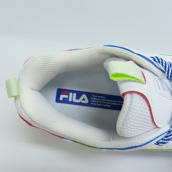 実際に弊社で買取させて頂いたFILA/フィラ RAY TRACER LINEAR/レイ トレーサー リニア スニーカー F0537/28の画像 4枚目