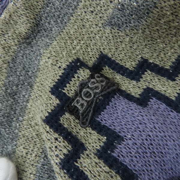 実際に弊社で買取させて頂いたHUGO BOSS/ヒューゴボス 総柄 セーター /48の画像 6枚目