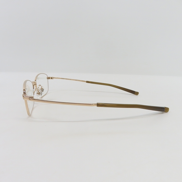 実際に弊社で買取させて頂いた999.9/フォーナインズ TITANIUM/チタニウム メタルフレーム 眼鏡/メガネ/アイウェア S-682Tの画像 2枚目