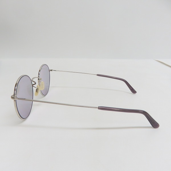 実際に弊社で買取させて頂いた白山眼鏡店/ハクサンガンキョウテン ラウンド メガネフレーム アイウェアの画像 2枚目