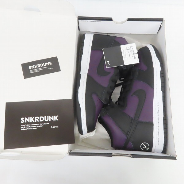 実際に弊社で買取させて頂いたNIKE×FRAGMENT DESIGN/ナイキ×フラグメントデザイン DUNK HI/F ダンクハイ 北京 DJ0382-600/28の画像 7枚目