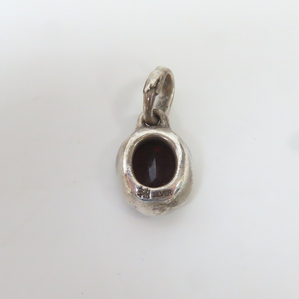 実際に弊社で買取させて頂いた【ギャラ付き】Bloody Mary/ブラッディマリー フォッシル ペンダント ｗ/ガーネットの画像 2枚目