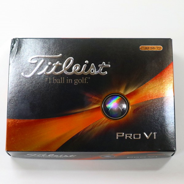 実際に弊社で買取させて頂いた【未使用】Titleist/タイトリスト PRO V1 ゴルフボール ホワイト 1ダースの画像 2枚目