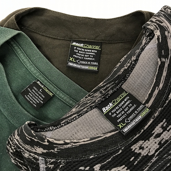 実際に弊社で買取させて頂いた【おまとめ品】BackChannel/バックチャンネル ロゴ刺繍/ロゴプリント 等 Tシャツ/シャツ/カットソーの画像 1枚目